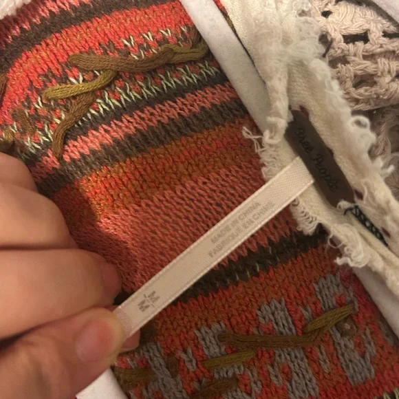 Free People Striped Knit Cardigan - Picture 5 of 6